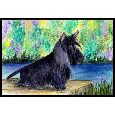 Carolines Treasures Scottish Terrier Doormat - 24 x 36 in. SS8330JMAT